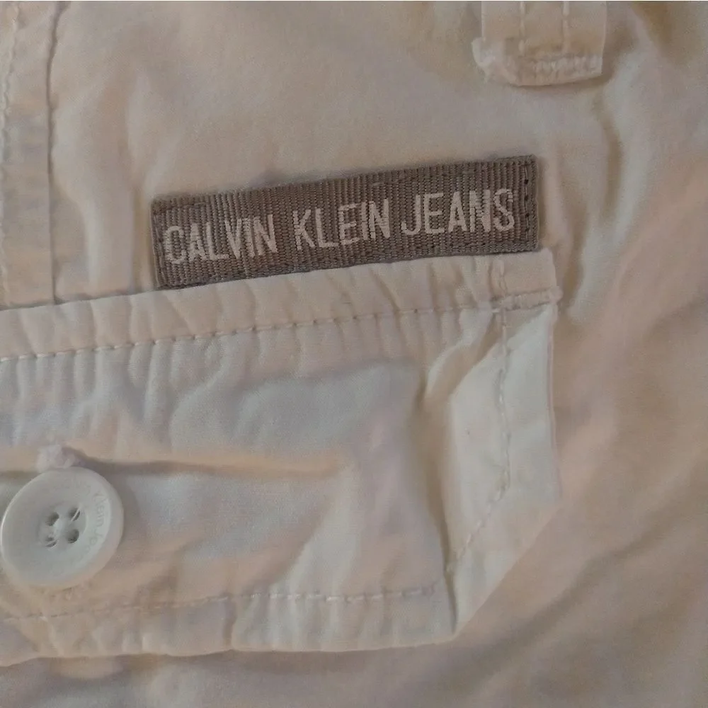 Calvin Klein White Khaki Shorts